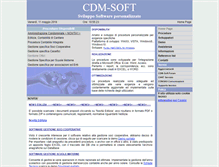 Tablet Screenshot of cdm-soft.it